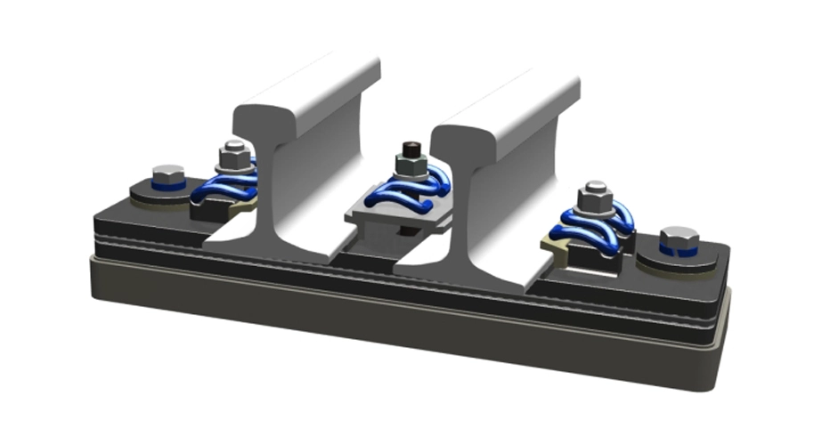 Turnout Vibration Damping Fastener